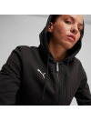 Dámska mikina Puma Team Goal Casuals s kapucňou čierna 658597 03